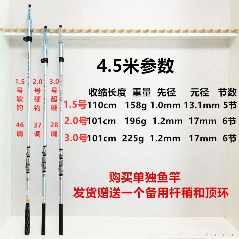 超轻细硬矶竿1.5 2 3号矶钓竿长节碳素矶钓抛竿特价品牌矶钓套装