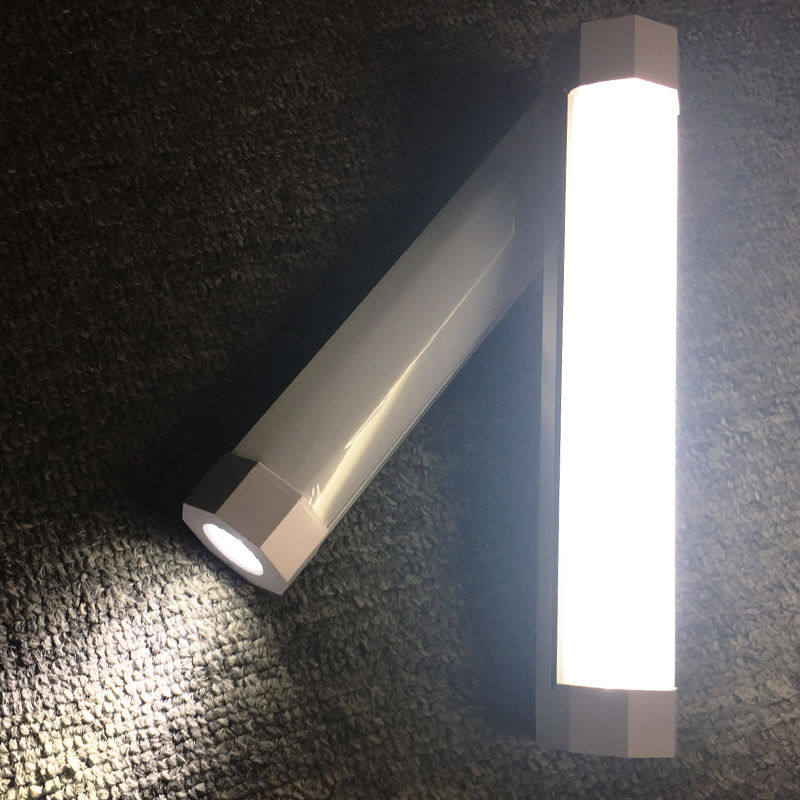 多功能灯手电筒强光带侧灯户外超亮18650充电家用应急磁铁吸附led