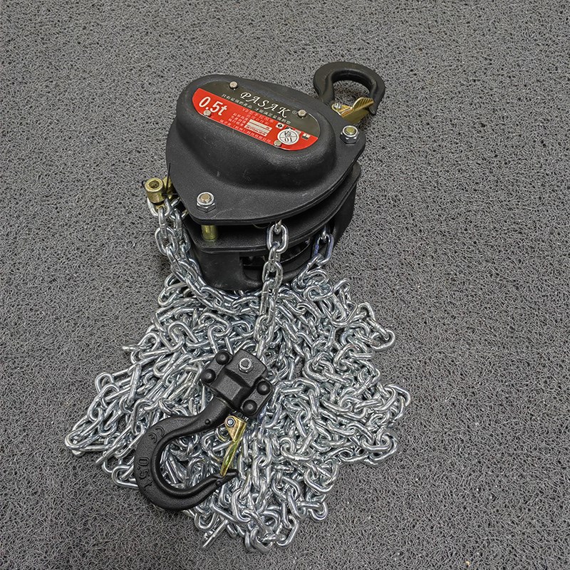 0.5吨迷你手拉吊车家用型吊链倒链小拉炼吊葫芦500KG起重工具吊机