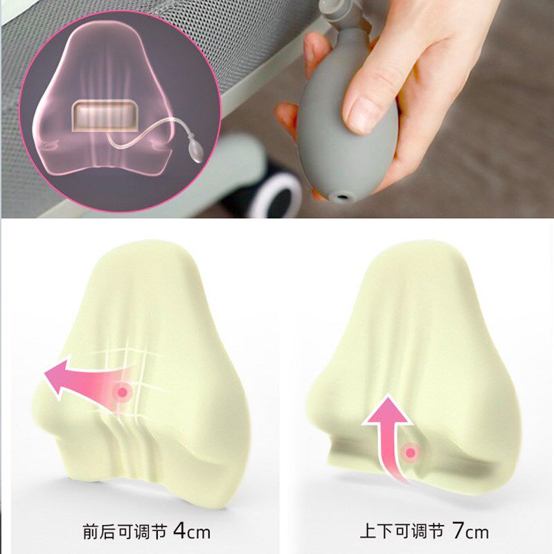 出口余品护腰靠垫办公室腰椎保护汽车靠背腰枕孕妇记忆棉靠枕调节