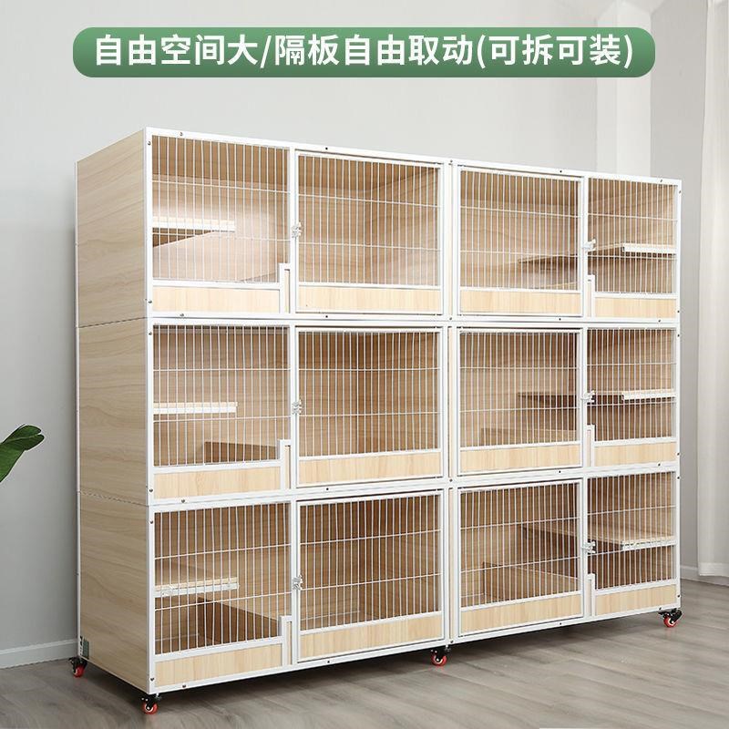 猫笼子家用繁殖笼实木猫笼超大自由空间家用室内两层三层木质猫柜