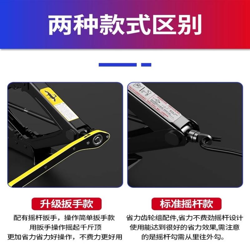 汽车千斤顶手摇杆省力扳手车载轿车用通用配件摇把螺旋千金顶图片