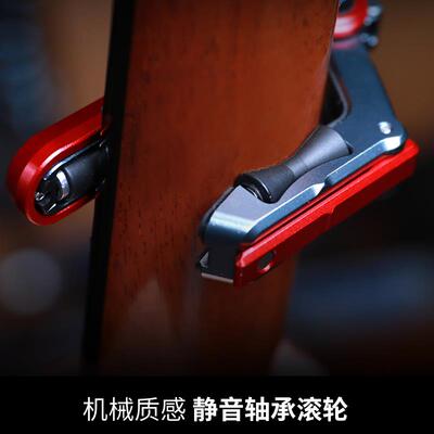 Jstaff S1 丝滑滑动变调夹 滚轮吉他变调夹 CNC机械滚轴式