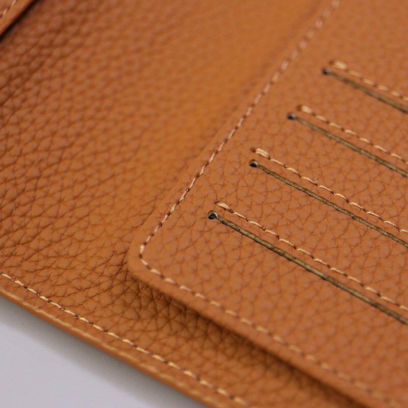 2024新款多功能真皮短款护照夹旅行商务证件包卡包出行便捷机票夹
