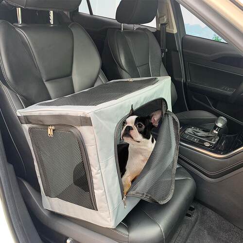 车载狗笼宠物帐篷猫狗笼子狗窝阻隔毛发透气猫笼家用外出可携式窝