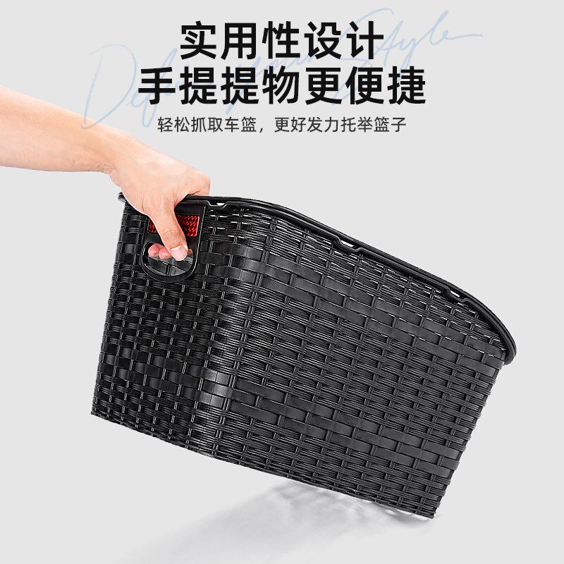 自行车后车筐山地车后座货架置物筐车框学生放书包车篮自单车配件