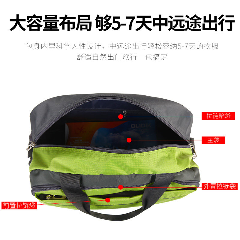 旅行包男手提小行旅行李包短途出差大容量超大旅行袋女轻便旅游包