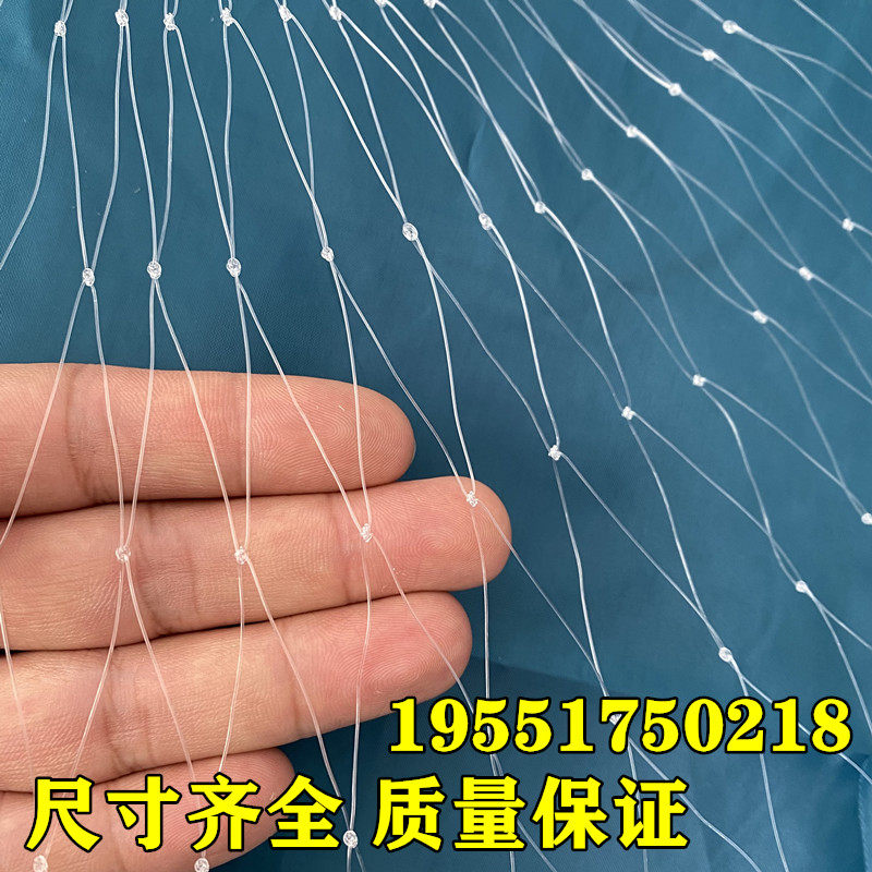 鱼塘防鸟网养殖防大鸟青蛙泥鳅锦鲤养殖场天网4公分5公分防鸟天网