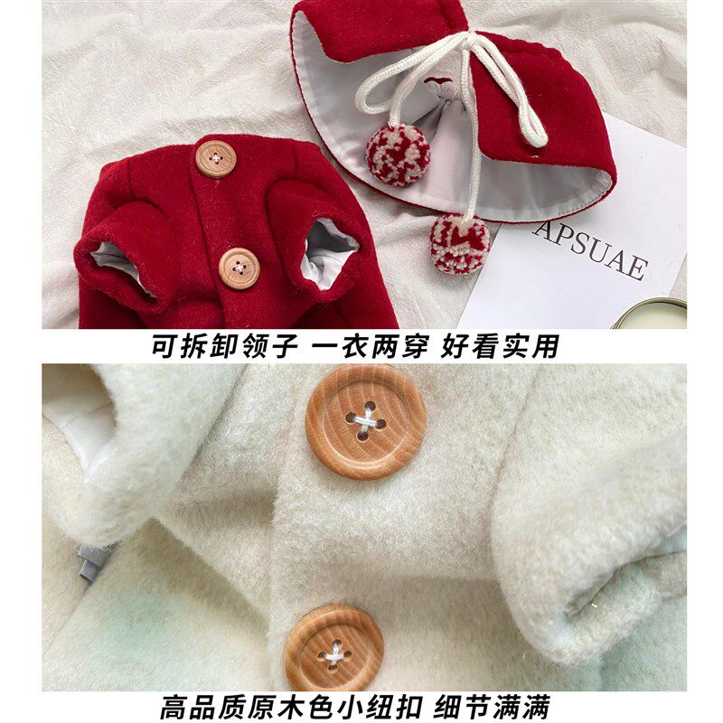 圣诞大狗战衣!宠物圣诞装大型犬衣服金毛秋冬拉布拉多哈士奇斗篷