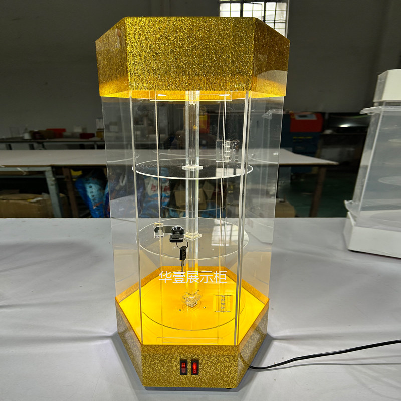 化妆品饰品首饰珠宝展示柜亚克力精品香水手表配件旋转展示架台子
