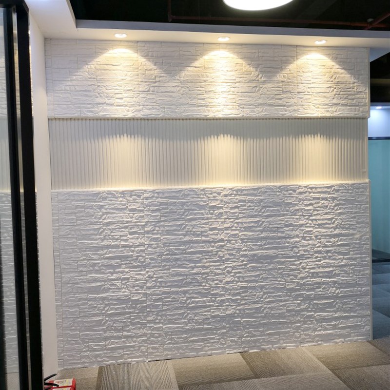 自粘墙贴3D立体大理石贴纸客厅文化砖电视墙装饰墙纸防水仿瓷砖贴