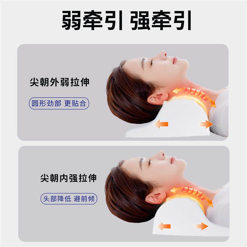 颈椎枕头圆柱牵引泰国乳胶护颈枕专用水滴睡眠颈椎枕脊椎官方圆枕