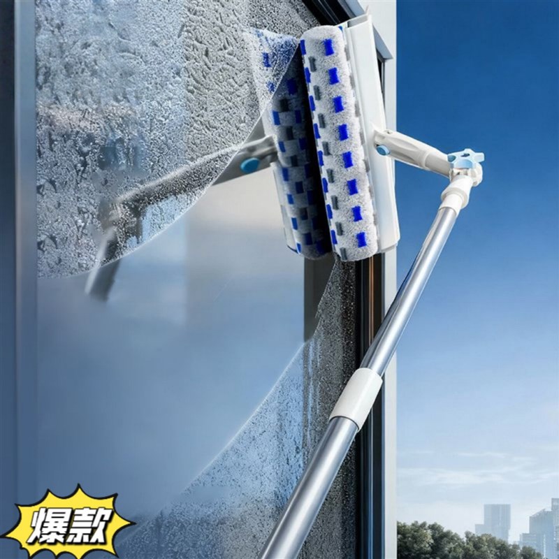 擦窗户玻璃双面擦家政专用高层窗外玻璃清洁器家用万向伸缩擦窗器