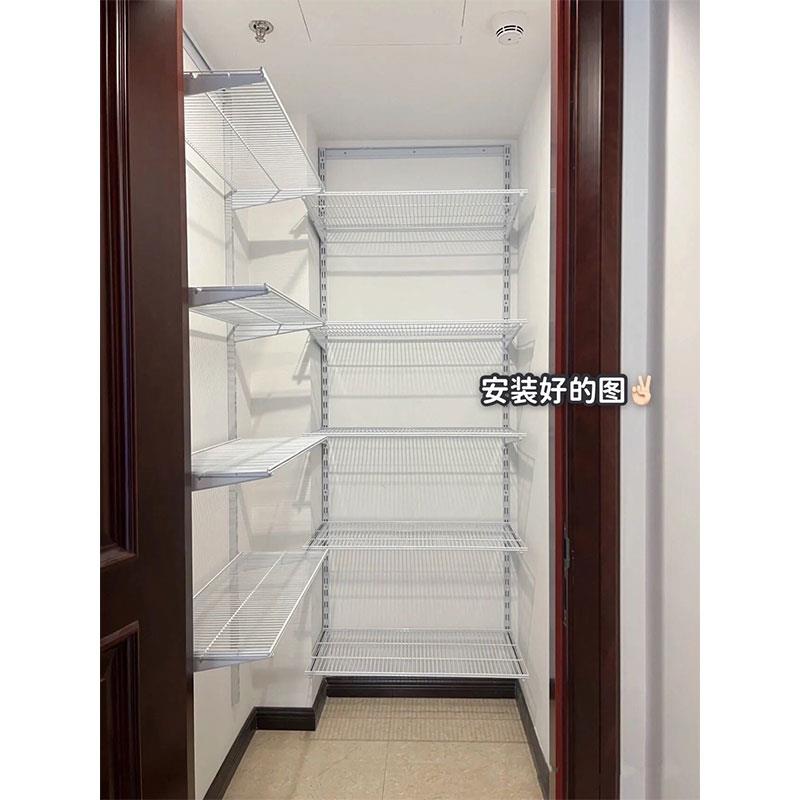铂耐800库钢架家用卧室转角收纳砌墙450库储物间金属角钢储物柜