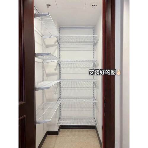 铂耐800库钢架家用卧室转角收纳砌墙450库储物间金属角钢储物柜
