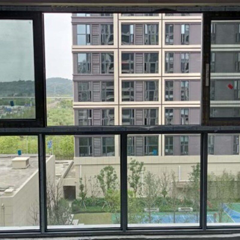 重庆市铝合金断桥门窗封阳台隔音钢化玻璃纱窗一体推拉窗