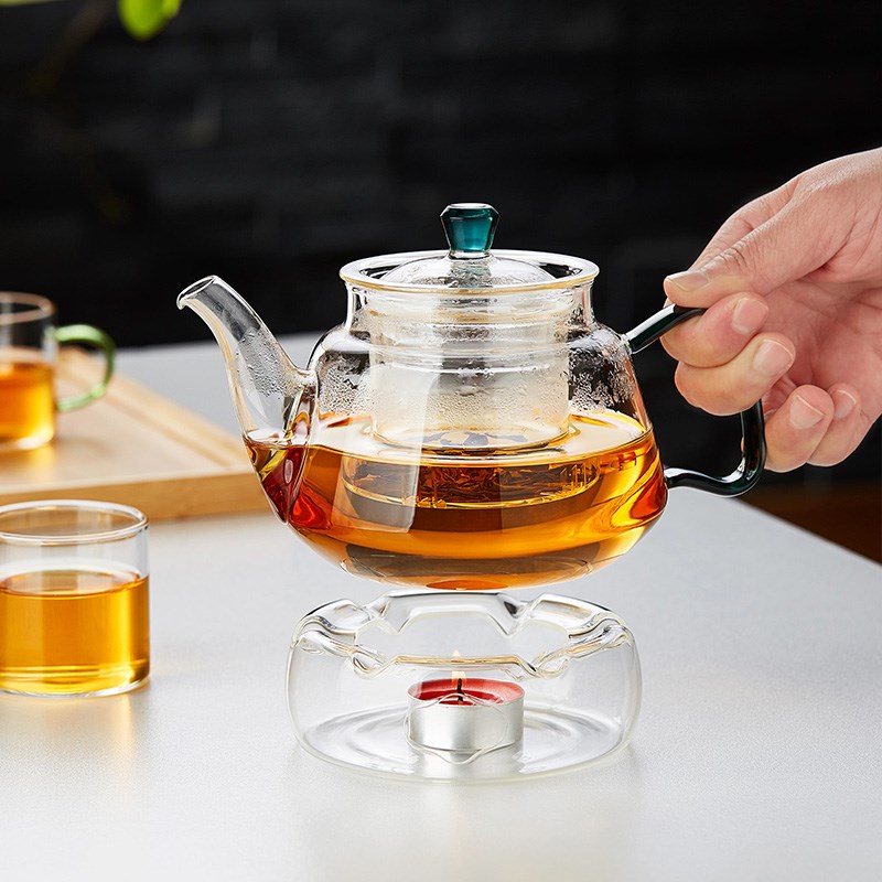 温茶炉蜡烛小火炉耐热玻璃保温底座暖茶器功夫茶具配件茶壶温茶器