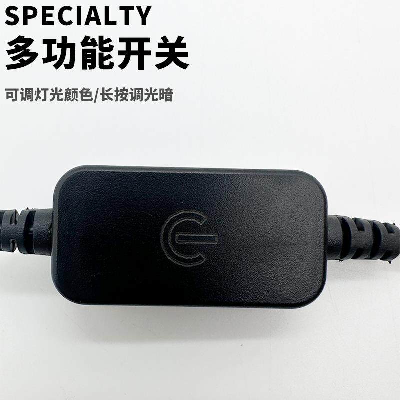 鱼缸海缸灯全光谱led防水三基色海水缸水草珊瑚专用造景透镜夹灯