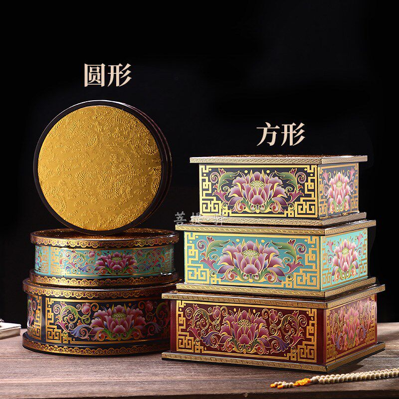 加高佛像底座托合金方形摆件座观音财神垫高增高佛前供奉莲花座