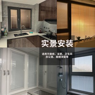 定制单玻磁控铝合金百叶窗内置单玻磁吸中空百叶厨房卫生间内开窗