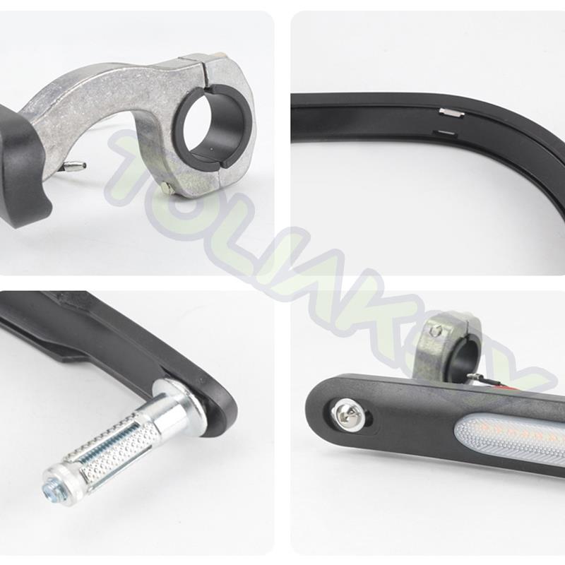 适用于BMW1250GS机车LED方向灯带灯护手弓街车Duke390通用改装