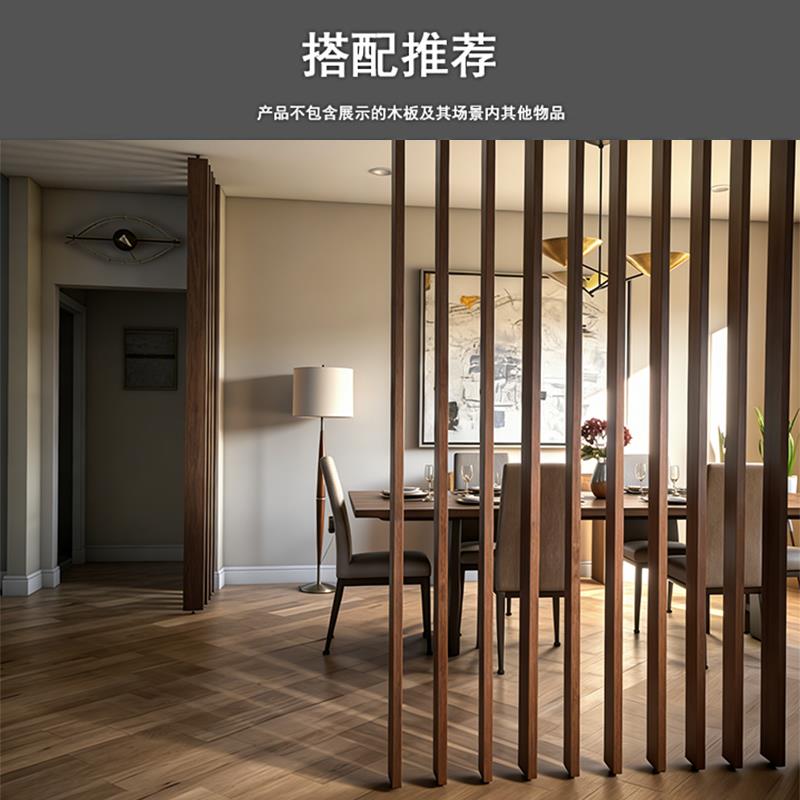 格栅天地轴万向转轴旋转门屏风转轴固定器板式隔断活动专用五金件