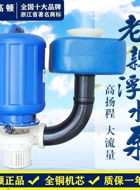 高顿新款两用浮水泵大型鱼塘增氧机打氧机养殖鱼虾排灌鱼塘
