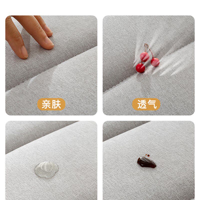 2023新款免洗防水棉麻飘窗垫窗台垫定制网红阳台垫子四季通用定做