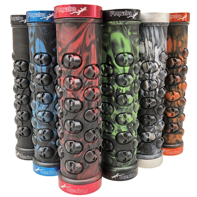 propalm蜥蜴壁虎山地自行车把套骷髅死飞可锁死把手车把混色702EP
