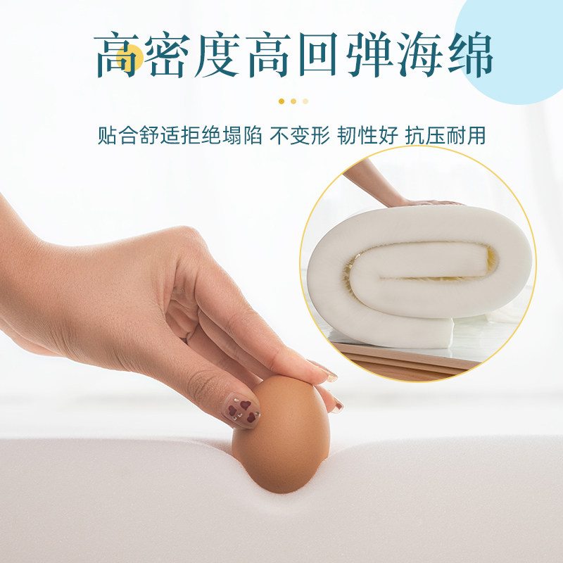 高端飘窗垫窗台垫定制棉麻海绵四季通用可拆洗裁剪榻榻米垫子定做