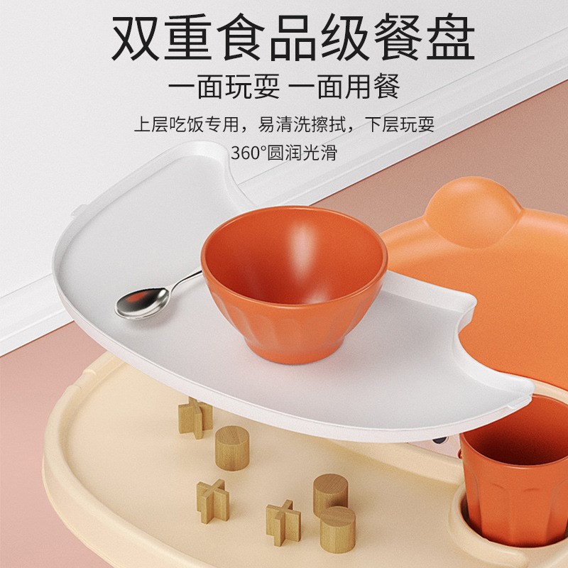 宝宝吃饭餐椅婴儿叫叫椅儿童凳子靠背座椅家用矮椅子餐桌小孩板凳