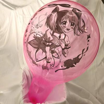 鹿目圆《魔法少女小圆》谷子同人周边动漫印花乳胶气球