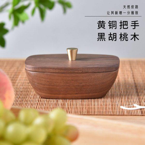 档实木牙线收纳盒桌面家用级感牙签筒创意个性轻奢简约棉签盒,收纳整理,棉签收纳盒/袋,淘宝优惠券,粉丝福利购,淘宝优惠卷