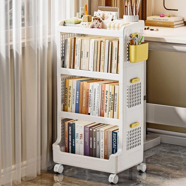可移动公室桌下收纳架学生宿舍书架收纳神器落地多层书本置物架,收纳整理,书桌收纳置物架,淘宝优惠券,粉丝福利购,淘宝优惠卷