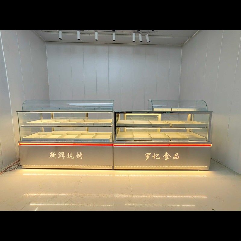 中式糕点展示柜新款蛋糕店西点冷藏商用展柜面包蛋糕柜桃酥饼干柜图片