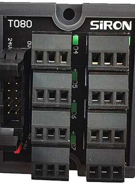 8位输入3线式接线端子台T081-P传感器D081端子台SiRON胜蓝T080-P