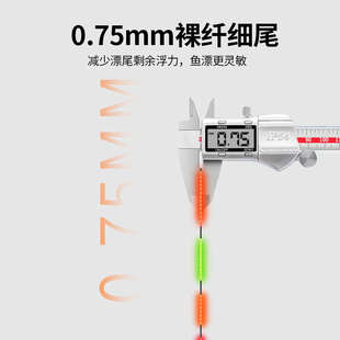 喜马罗316超细尾高灵敏夜光漂日夜两用电子鱼漂黑坑硬尾超亮浮漂