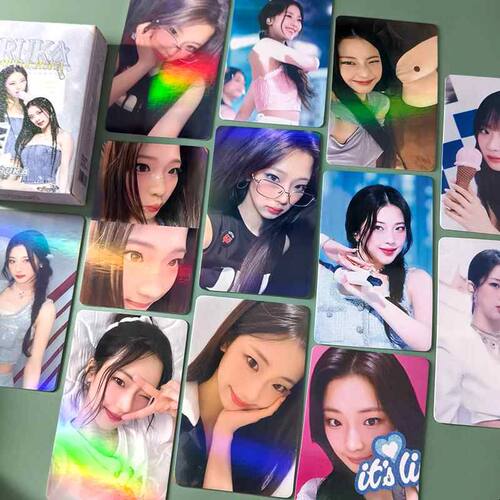 RUKA镭射小卡BABYMONSTER周边自印拍立得LOMO卡照片卡写真卡书签
