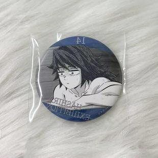鬼灭之刃 水柱 柱展圆吧唧富冈义勇14号圆徽章二次元动漫周边