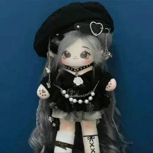 帅气32cm狼妹辣妹棉花娃娃霸气痞帅玩偶换装公仔现货女娃娃送礼物