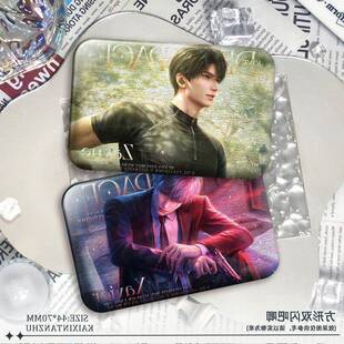 恋与深空游戏周边黎深方形双闪徽章反光摆件沈星回痛包挂饰礼物