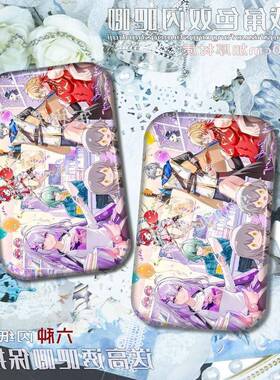 hoyofair二周年贺图那刻夏遐蝶万敌方形双闪反光徽章缇宝白厄无料