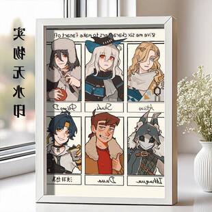 我的幽灵室友周边亚克力相框新款精致简约桌面摆件送朋友礼物摆台