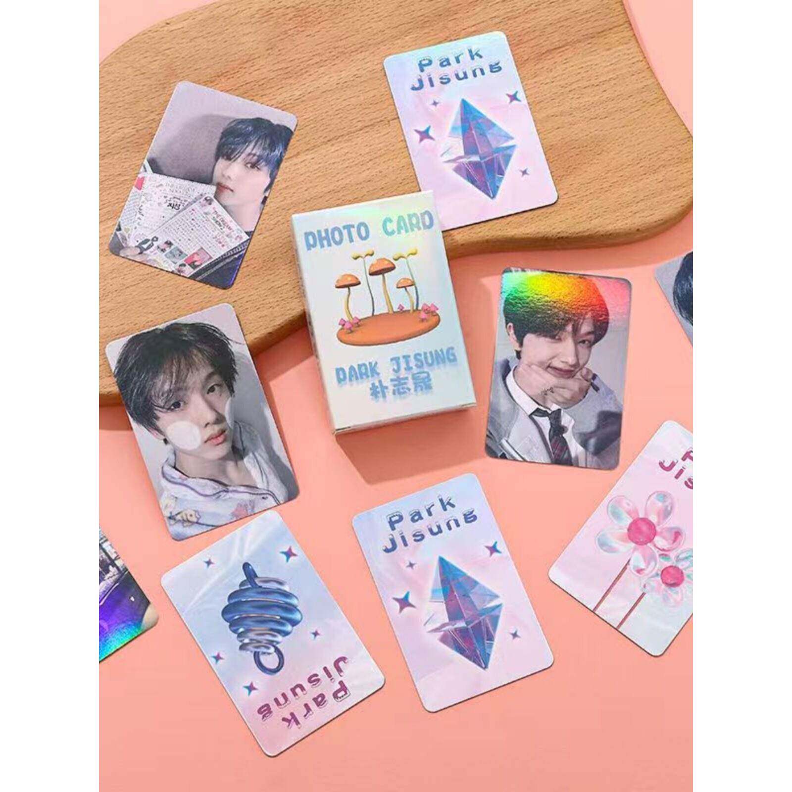 50张朴志晟Jisung镭射小卡nct dreamt周边自印卡拍立得专辑明信片