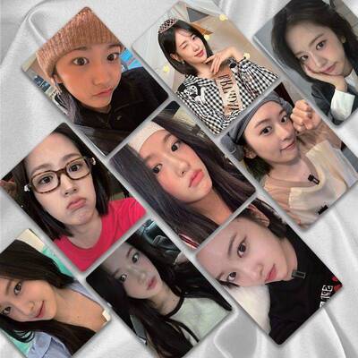 IVE安宥真AnYuJin镭射小卡自制拍立得专辑卡片LOMO卡闪卡周边同款