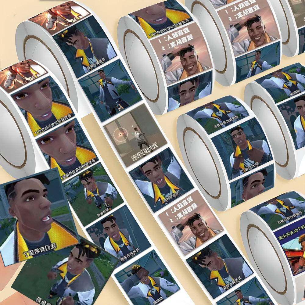 【不死鸟】无畏契约火男抽象表情包卷卷贴热门游戏打瓦火男梗图