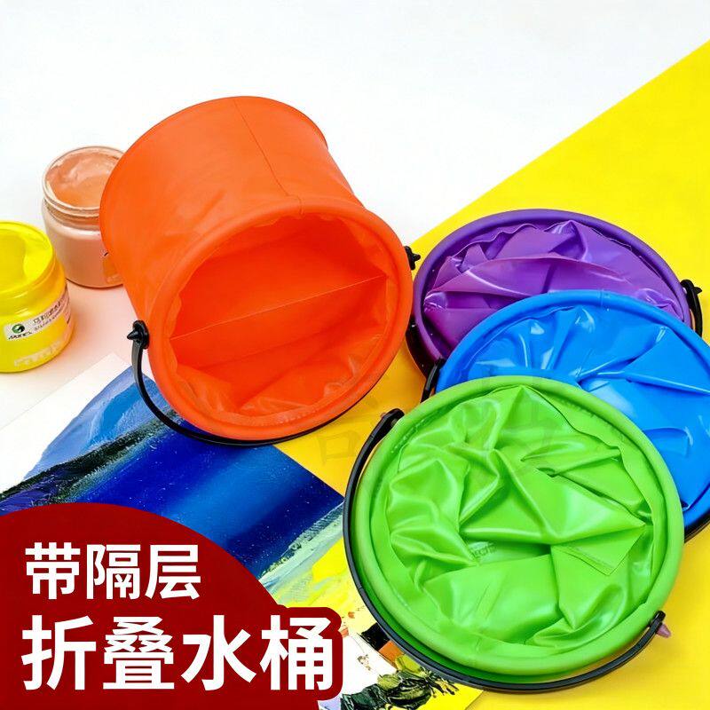 折叠便携加厚防水钓鱼水桶