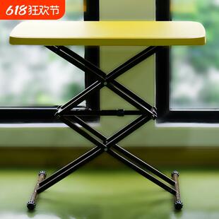 家用餐桌电脑书桌户外塑料升降小桌子 折叠桌宿舍饭桌小户型免安装
