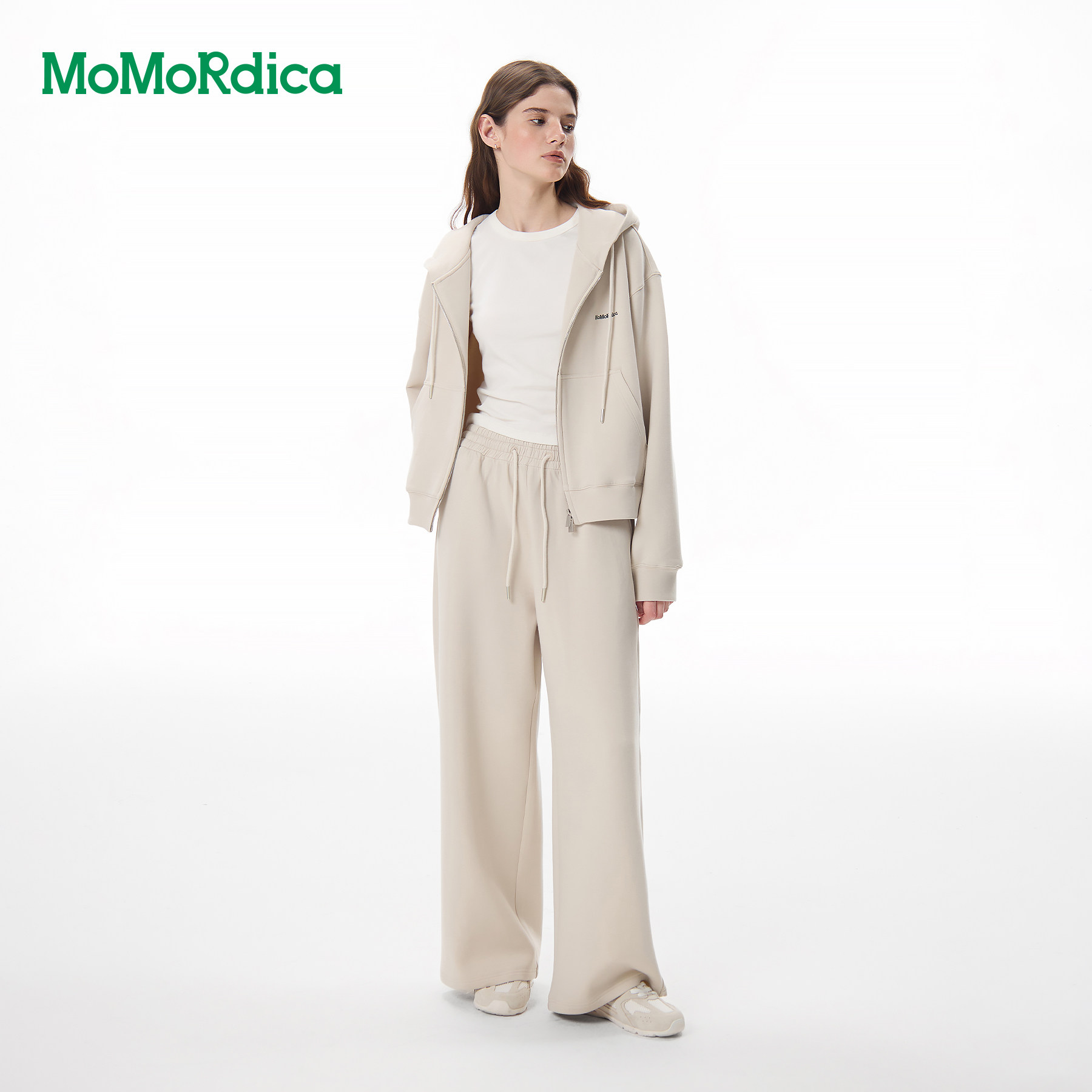 Momordica连帽卫衣外套/休闲长裤
