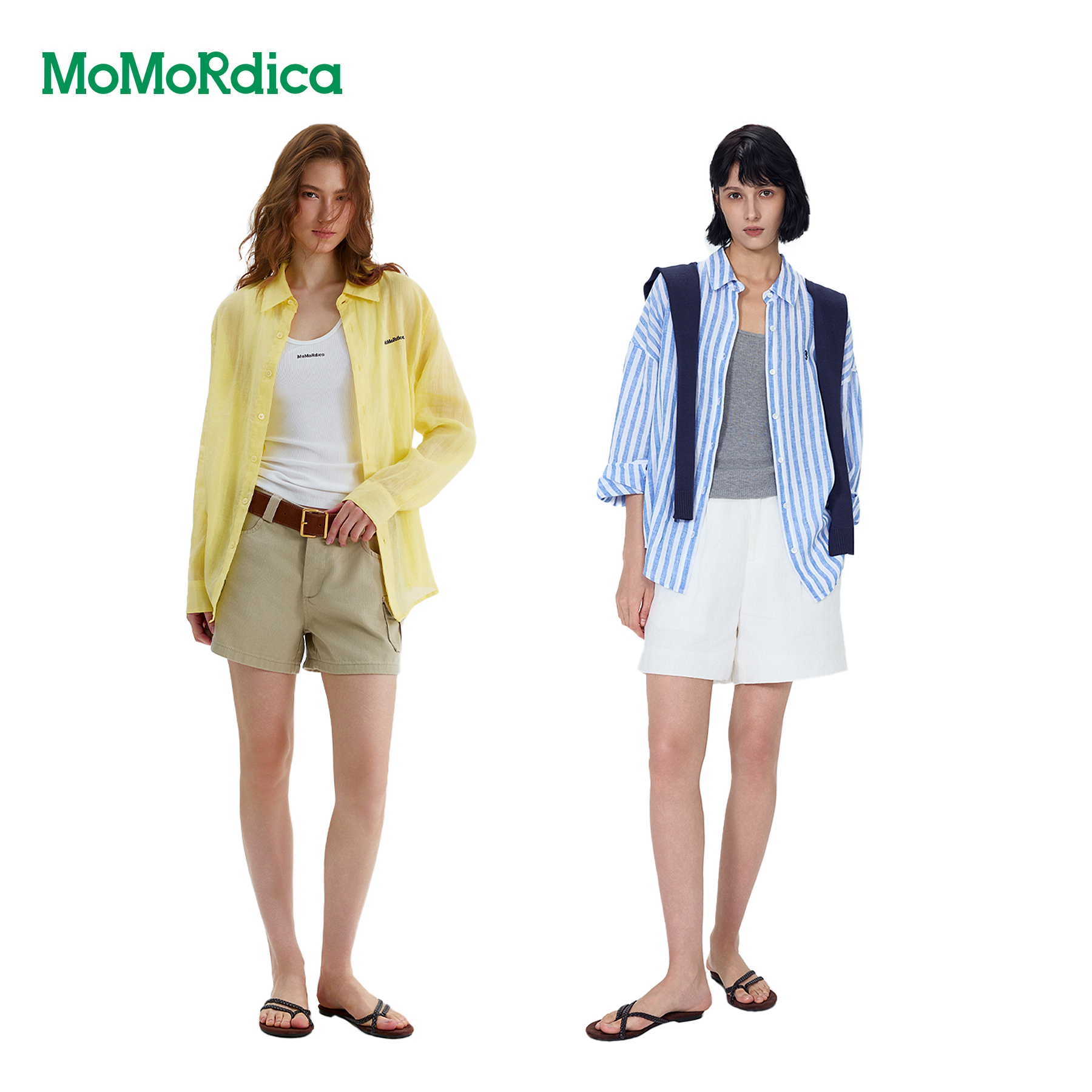 【胡可推荐】Momordica 长袖衬衣/围巾披肩